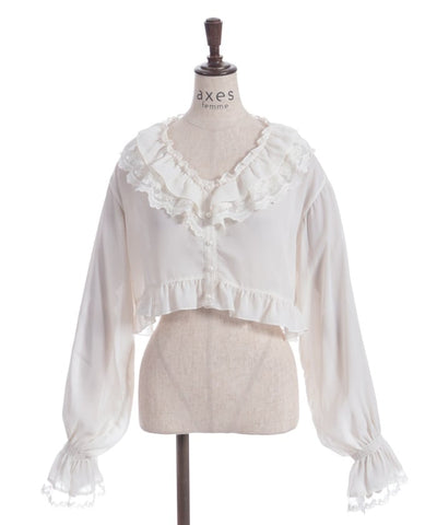 Bolero Style Frill Blouse