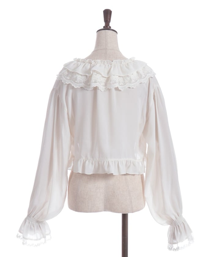 Bolero Style Frill Blouse