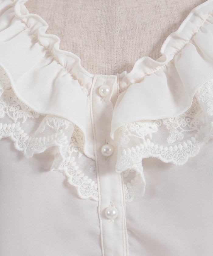 Bolero Style Frill Blouse
