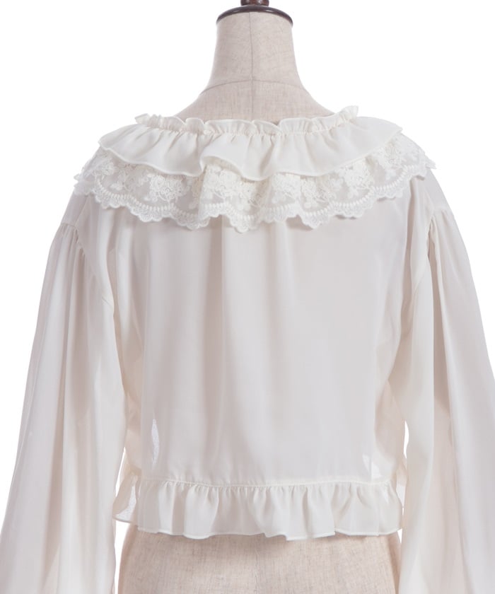 Bolero Style Frill Blouse