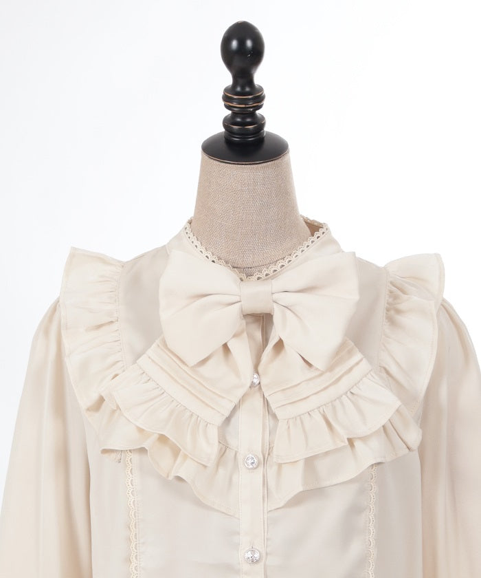 Vintage Satin Blouse – axes femme from JAPAN