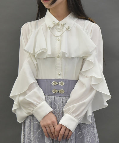 Dark Romance Frill Blouse