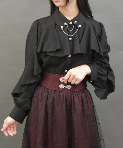 Dark Romance Frill Blouse