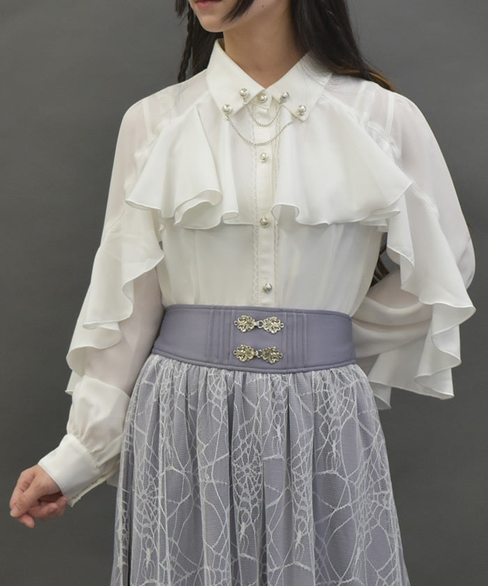 Dark Romance Frill Blouse