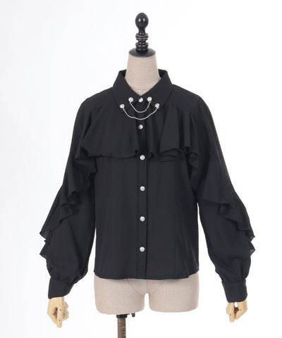 Dark Romance Frill Blouse