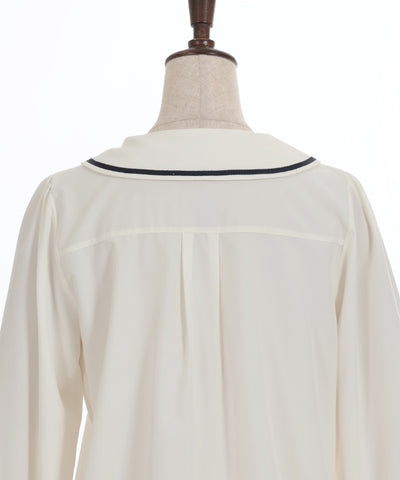 Blouse with Embroidery Tie