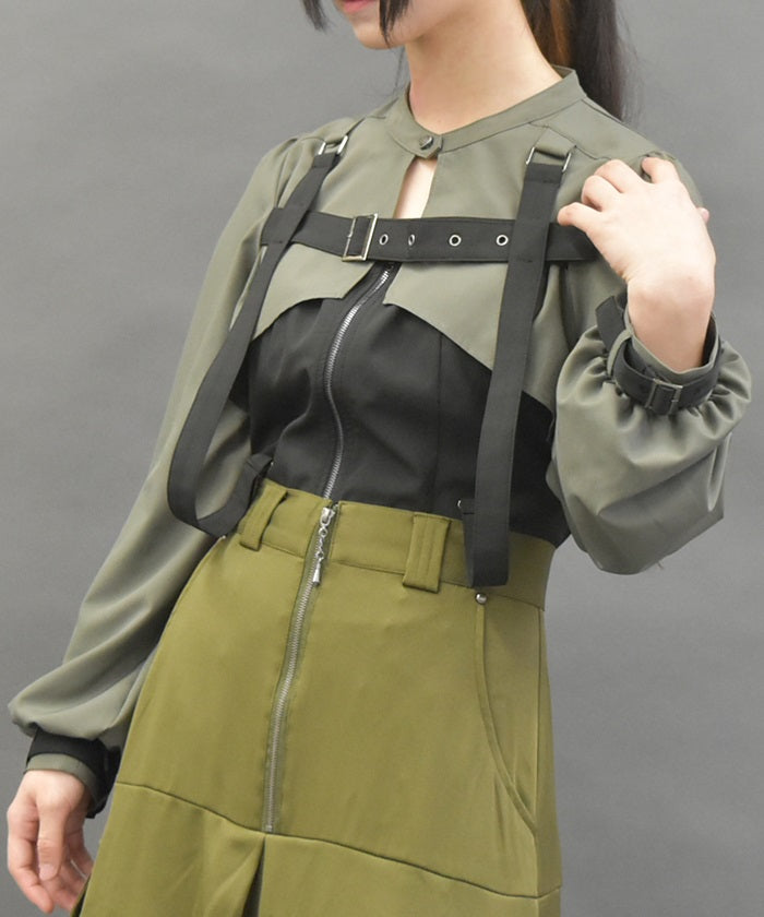 Belt Design Army Blouse