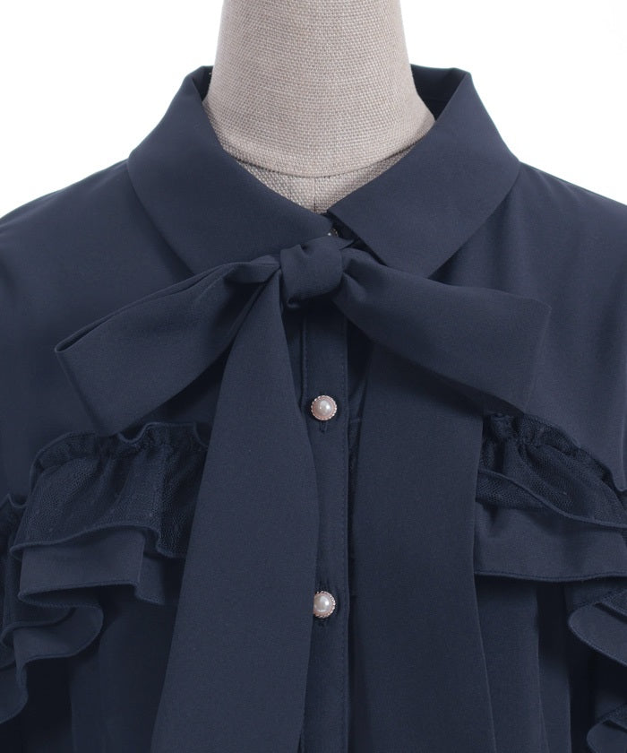 Frill Decoration Blouse