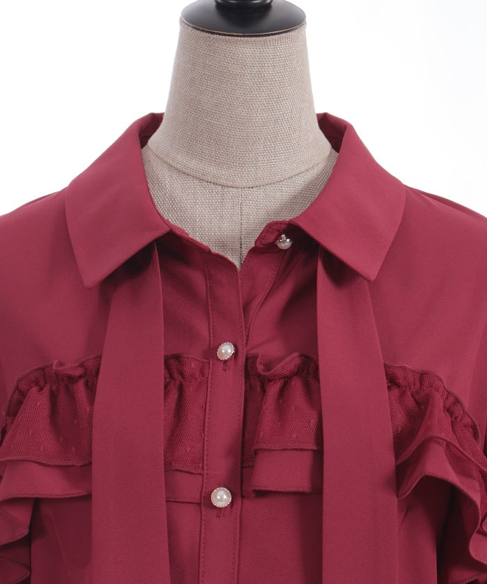 Frill Decoration Blouse