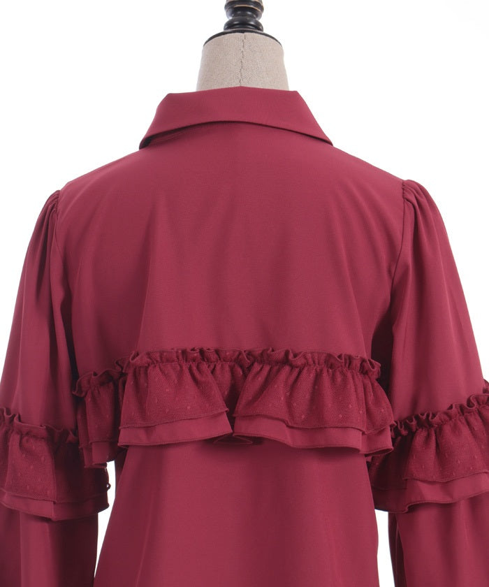 Frill Decoration Blouse