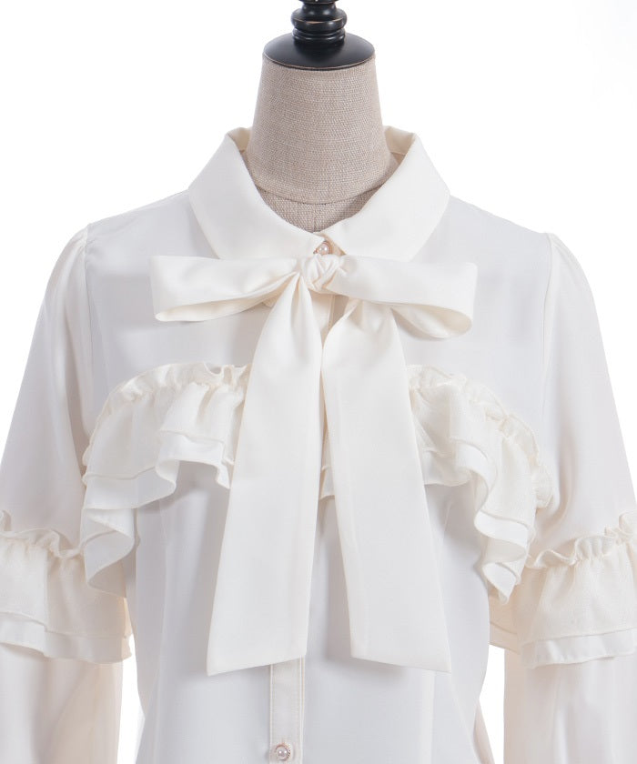 Frill Decoration Blouse