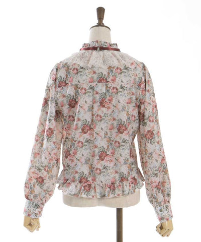 Flower Garden Pattern Blouse