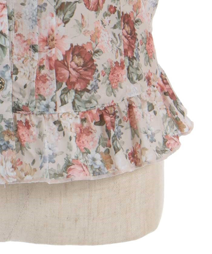 Flower Garden Pattern Blouse