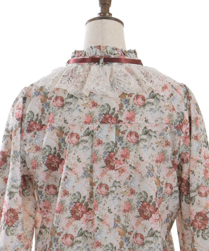 Flower Garden Pattern Blouse