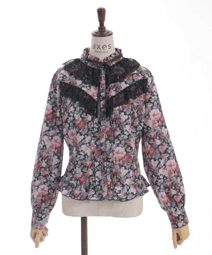 Flower Garden Pattern Blouse