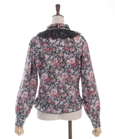 Flower Garden Pattern Blouse