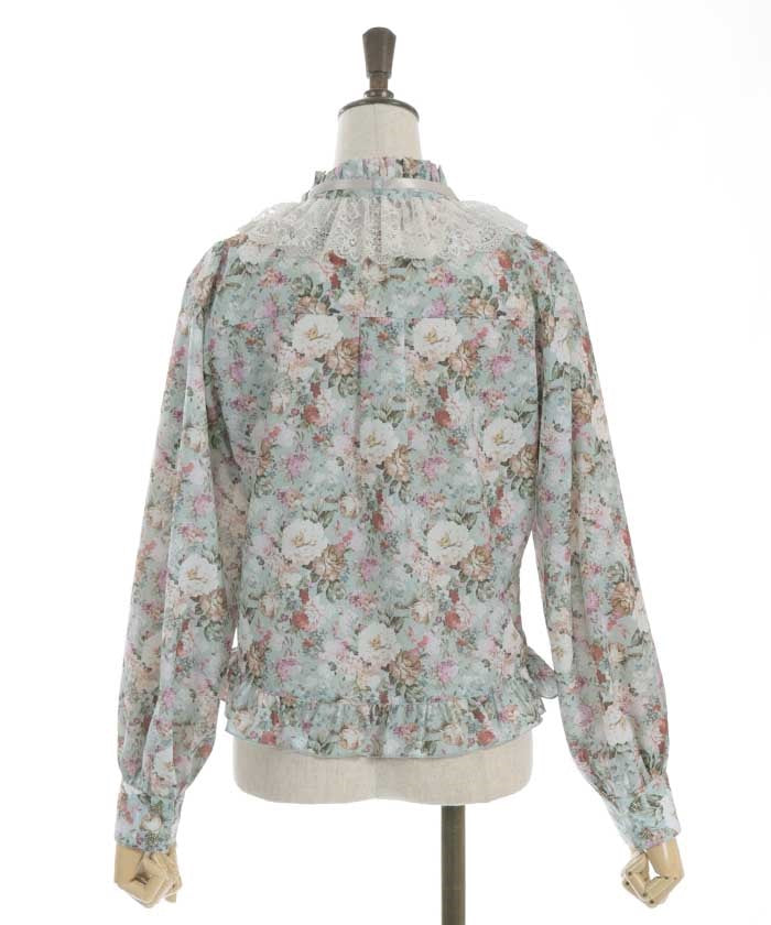 Flower Garden Pattern Blouse