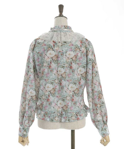 Flower Garden Pattern Blouse