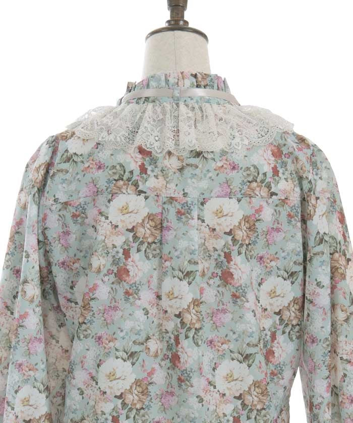 Flower Garden Pattern Blouse