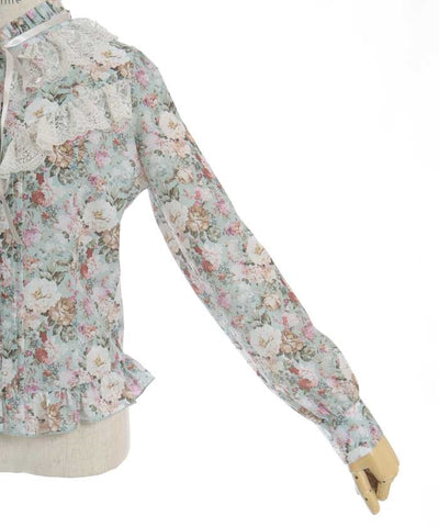 Flower Garden Pattern Blouse