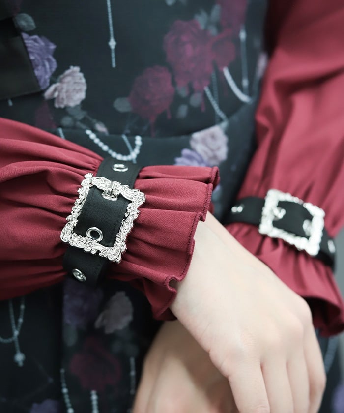 Belt Design Embroidery Blouse