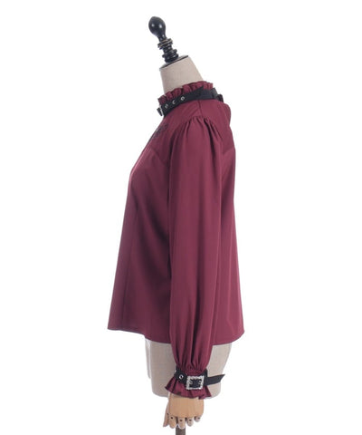 Belt Design Embroidery Blouse