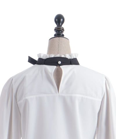 Belt Design Embroidery Blouse