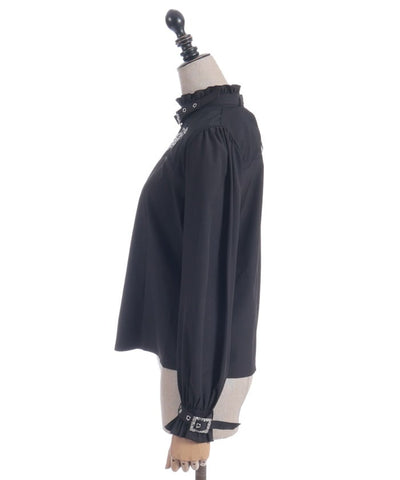 Belt Design Embroidery Blouse