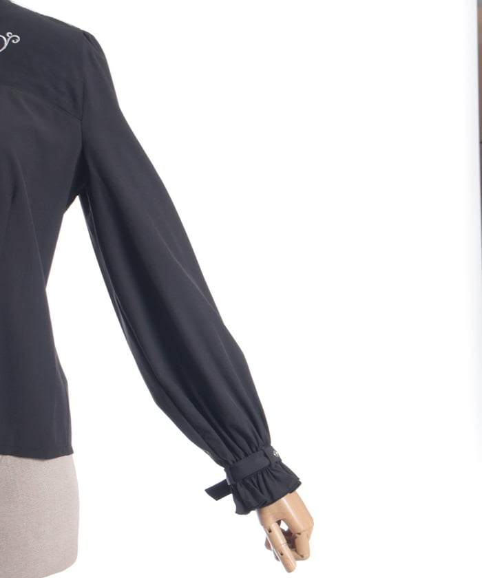 Belt Design Embroidery Blouse