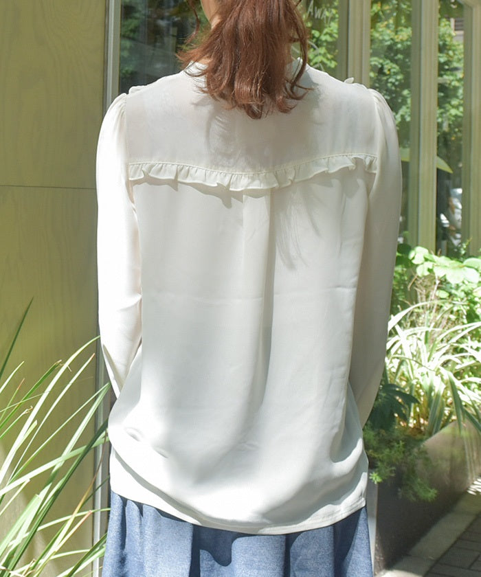 Cosmos Embroidery Blouse Pullover