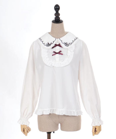 Fruits Confits Embroidery Blouse