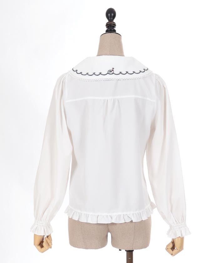 Fruits Confits Embroidery Blouse