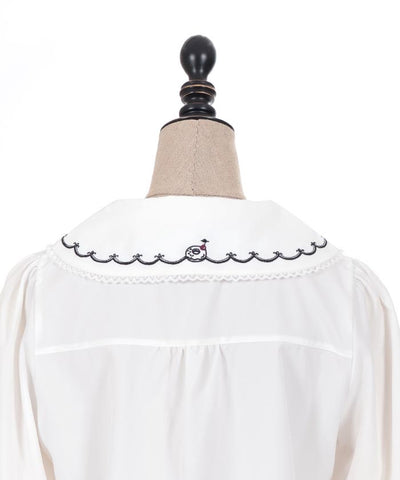 Fruits Confits Embroidery Blouse