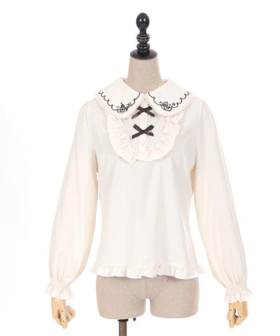 Fruits Confits Embroidery Blouse