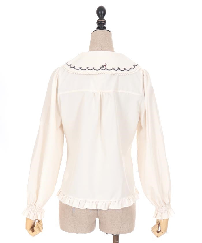 Fruits Confits Embroidery Blouse