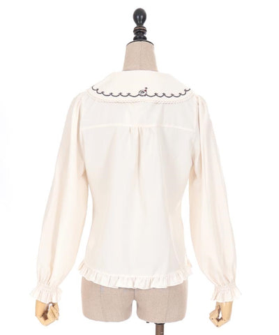 Fruits Confits Embroidery Blouse