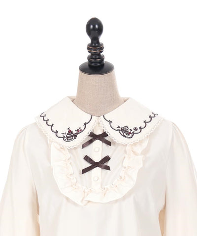 Fruits Confits Embroidery Blouse