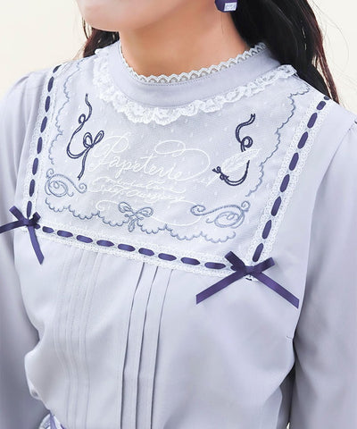 Papeterie Logo Embroidery Blouse