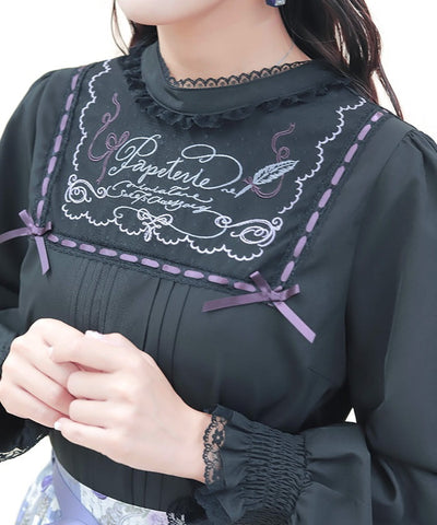 Papeterie Logo Embroidery Blouse