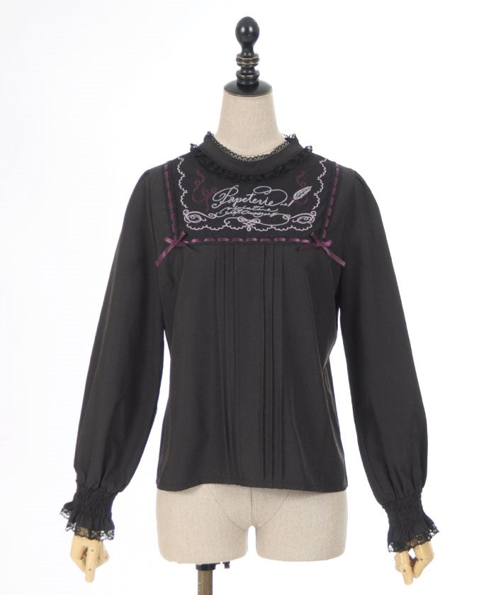 Papeterie Logo Embroidery Blouse