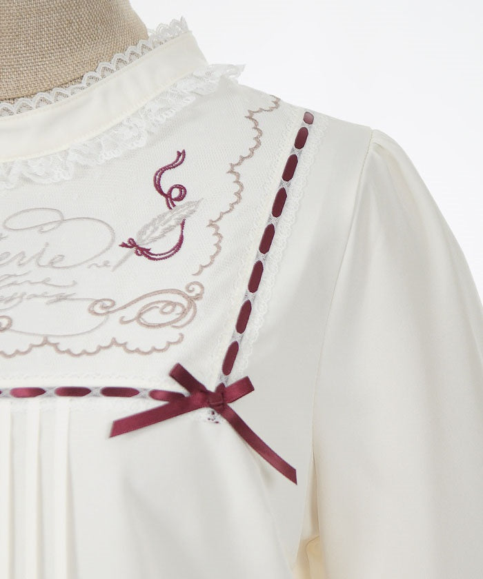 Papeterie Logo Embroidery Blouse