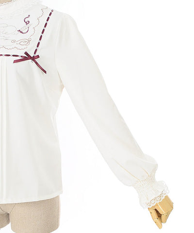 Papeterie Logo Embroidery Blouse