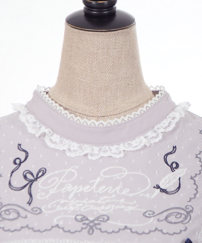 Papeterie Logo Embroidery Blouse