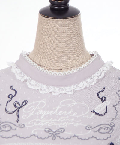 Papeterie Logo Embroidery Blouse