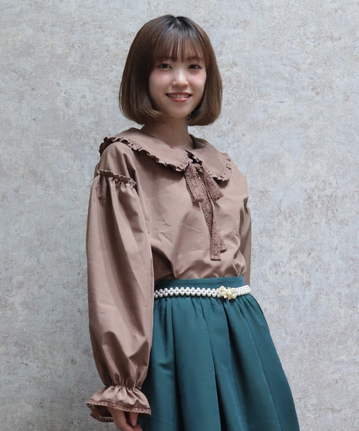 Smock Style Blouse with Babushka