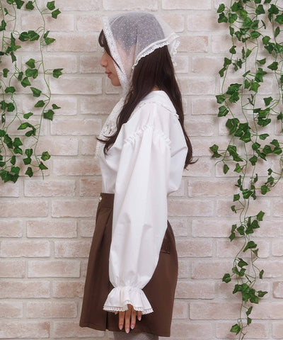 Smock Style Blouse with Babushka