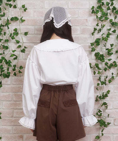 Smock Style Blouse with Babushka