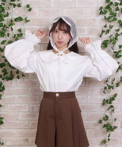 Smock Style Blouse with Babushka