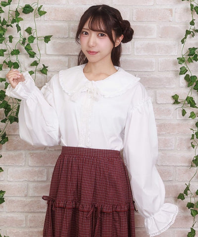 Smock Style Blouse with Babushka