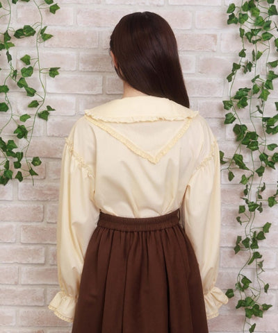 Smock Style Blouse with Babushka